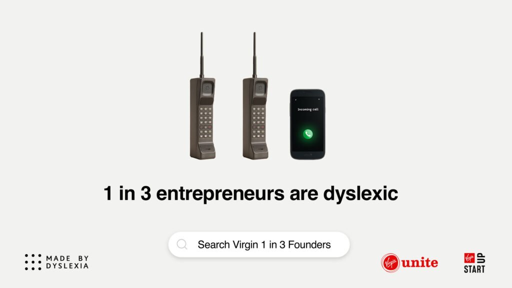 dyslexic small business virgin startup