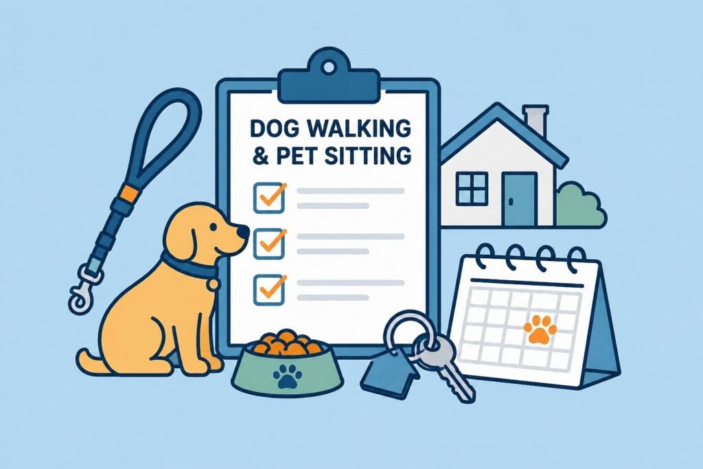 start dog walking business